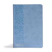 Incourage Devotional Bible: Christian Standard Bible, Blue, Leathertouch