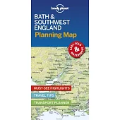 Lonely Planet Bath & Southwest England Planning Map