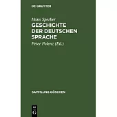 Geschichte der deutschen Sprache