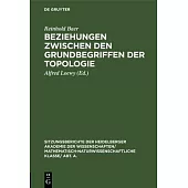 Beziehungen zwischen den Grundbegriffen der Topologie