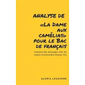 Analyse de La Dame aux camélias pour le Bac de français: Analyse des passages clés du roman d’’Alexandre Dumas fils