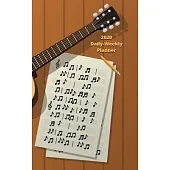 2020 Daily-Weekly Planner: The Perfect Planner for Guitar Music Fanatics