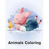 Animals Coloring: Stress Relieving Animal Designs