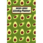 2020-2021 Weekly Planner: Avocado Themed Planner- Two Year Weekly Planner With To Do List and Priority Organizer