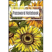 Password Notebook Journal: Premium Passkey Record Journal Logbook To Protect Usernames Passwords Internet Web Addresses Login And Private Informa