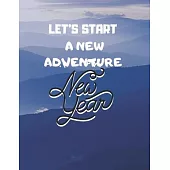 story book gift: let’’s start a new adventure: New Years Resolution or Bucket List Journal Book to Plan Adventures, Trips, Volunteer wor