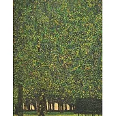 Gustav Klimt Black Pages Sketchbook: The Park - Use with Art Supplies Like Metallic Markers, Chalk, Colored Pencils, Gel Ink Pens - Large Green Jugend