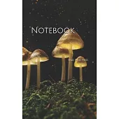 Notebook: Fantasy Forest Mushrooms Light Surreal Magic