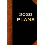 2020 Daily Planner 2020 Plans Vintage Style Image 384 Pages: 2020 Planners Calendars Organizers Datebooks Appointment Books Agendas