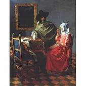 Johannes Vermeer Black Pages Sketchbook: The Wine Glass - Large Artistic Dutch Master Painting Sketch Pad - Blank All Black Paper Renaissance Art Note