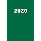 2020 Daily Planner 2020 Green Color 384 Pages: 2020 Planners Calendars Organizers Datebooks Appointment Books Agendas