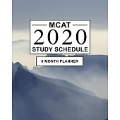 MCAT Study Schedule: 6 month Planner for the Medical Entrance Exam. Ideal for MCAT prep and Organising MCAT practice - Large (8 x 10 inches