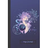 Virgo Journal: Planner and Brain Map Diary: Gift Astrology Zodiac Sun Sign Notebook