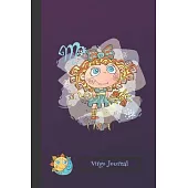 Virgo Journal: Planner and Brain Map Diary: Gift Astrology Zodiac Sun Sign Notebook