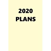 2020 Daily Planner 2020 Plans Cream White Color 384 Pages: 2020 Planners Calendars Organizers Datebooks Appointment Books Agendas