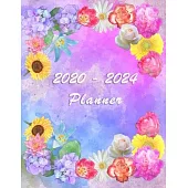 2020 - 2024 - Five Year Planner: Agenda for the next 5 Years - Monthly Schedule Organizer - Appointment, Notebook, Contact List, Important date, Month