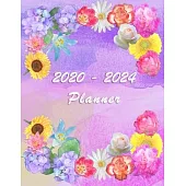 2020 - 2024 - Five Year Planner: Agenda for the next 5 Years - Monthly Schedule Organizer - Appointment, Notebook, Contact List, Important date, Month