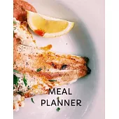 Meal Planner: 55 Week Meal Planner, Shopping List, Organizer Notebook & Productivity Journal. Planner For a Daily Meals, Tracker, Di