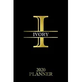 Ivory: 2020 Planner - Personalised Name Organizer - Plan Days, Set Goals & Get Stuff Done (6x9, 175 Pages)