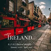 Ireland 8.5 X 8.5 Photo Calendar January 2020 - June 2021: 18 Monthly Mini Picture Book- Cute 2020-2021 Year Blank At A Glance Monthly Colorful Desk W