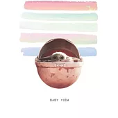 Baby Yoda: Blank Lined Notebook Journal Gift for Friend, Coworker, Boss