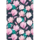 Notes: Magnolia Flowers / Medium Size Notebook with Lined Interior, Page Number and Daily Entry Ideal for Organization, Takin