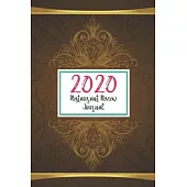2020 Restaurant Review Journal: Excellent Restaurant Review Journal For Food Writers. This Restaurant Review Journal Notebook is great gifts for food