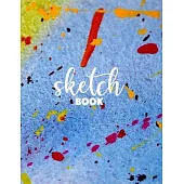 Blank Drawing Sketchbook: Notebook for Drawing, Writing, Painting, Sketching or Doodling, 8.5