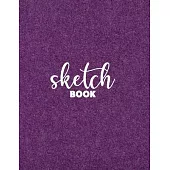 Blank Drawing Sketchbook: Notebook for Drawing, Writing, Painting, Sketching or Doodling, 8.5