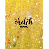 Blank Drawing Sketchbook: Notebook for Drawing, Writing, Painting, Sketching or Doodling, 8.5