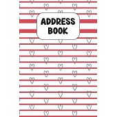 Address Book: Cute Address Book with Alphabetical Organizer, Names, Addresses, Birthday, Phone, Work, Email and Notes