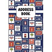 Address Book: Cute Address Book with Alphabetical Organizer, Names, Addresses, Birthday, Phone, Work, Email and Notes