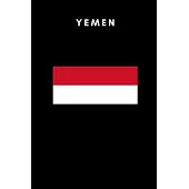 Yemen: Country Flag A5 Notebook to write in with 120 pages