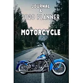 Journal & 2020 Planner Motorcycle: Harley Davidson Motorcycle Springer Classic Lined Guide