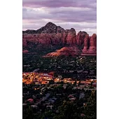 Notebook: desert colorful Arizona sunset landscape