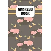 Address Book: Cute Address Book with Alphabetical Organizer, Names, Addresses, Birthday, Phone, Work, Email and Notes