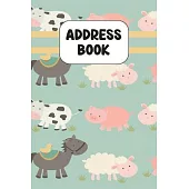 Address Book: Cute Address Book with Alphabetical Organizer, Names, Addresses, Birthday, Phone, Work, Email and Notes