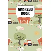 Address Book: Cute Address Book with Alphabetical Organizer, Names, Addresses, Birthday, Phone, Work, Email and Notes