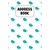 Address Book: Cute Address Book with Alphabetical Organizer, Names, Addresses, Birthday, Phone, Work, Email and Notes