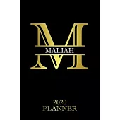 Maliah: 2020 Planner - Personalised Name Organizer - Plan Days, Set Goals & Get Stuff Done (6x9, 175 Pages)