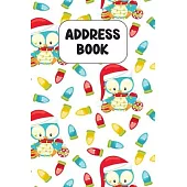 Address Book: Cute Address Book with Alphabetical Organizer, Names, Addresses, Birthday, Phone, Work, Email and Notes
