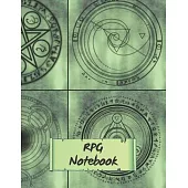 RPG Notebook: Mixed paper: Hexagon, Dot Graph, Dot Paper, Pitman: For role playing gamers: Notes, tracking, mapping, terrain plans: