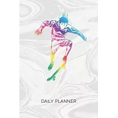 Daily Planner Weekly Calendar: Skater Organizer Undated - Blank 52 Weeks Monday to Sunday -120 Pages- Halfpipe Notebook Journal Skateboarder - Skateb