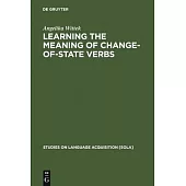 Learning the Meaning of Change-Of-State Verbs