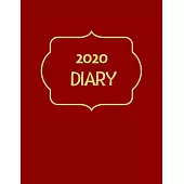 2020 Diary: 2020 Standard Diary: AT A GLANCE Daily Diary Planner One Page A Day