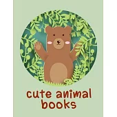 Cute Animal Books: coloring pages, Christmas Book for kids and children