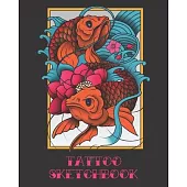 Tattoo Sketchbook: 8x10 Tattoo Planner and Sketchbook For Tattoo Artist: With Areas For Tattoo Plan Details and Full Tattoo Drawings