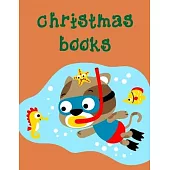 Christmas Books: Super Cute Kawaii Coloring Pages for Teens