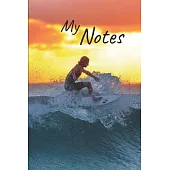 My notes: Surf Notebook - Size 6