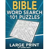 Bible Word Search 101 Puzzles Large Print: Puzzle Game With Inspirational Bible Verses for Adults and Kids